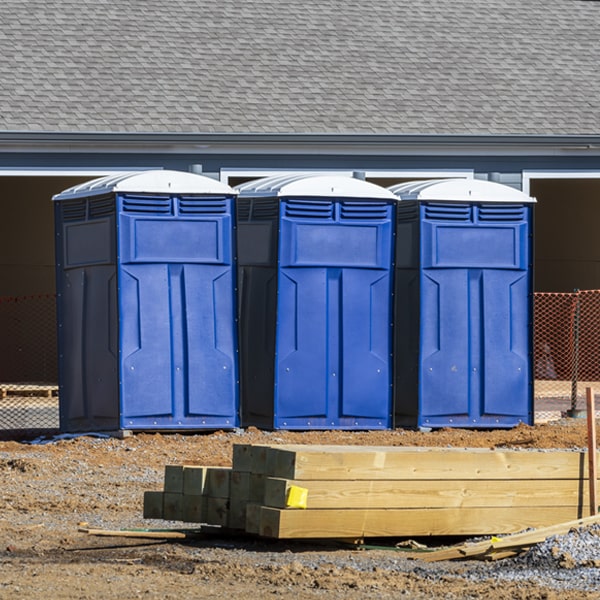 how do you dispose of waste after the porta potties have been emptied in Plainview CA